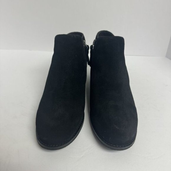 Softwalk Womens Rocklin Bootie Black Suede Size 8.5 M - Picture 3 of 6